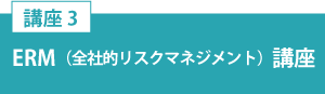 講座3「ERM（全社的リスク））講座」