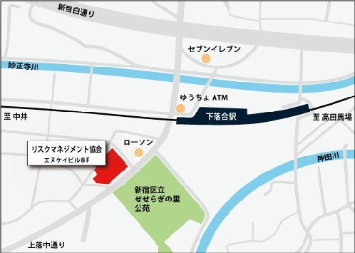 リスクマネジメント協会所在地地図